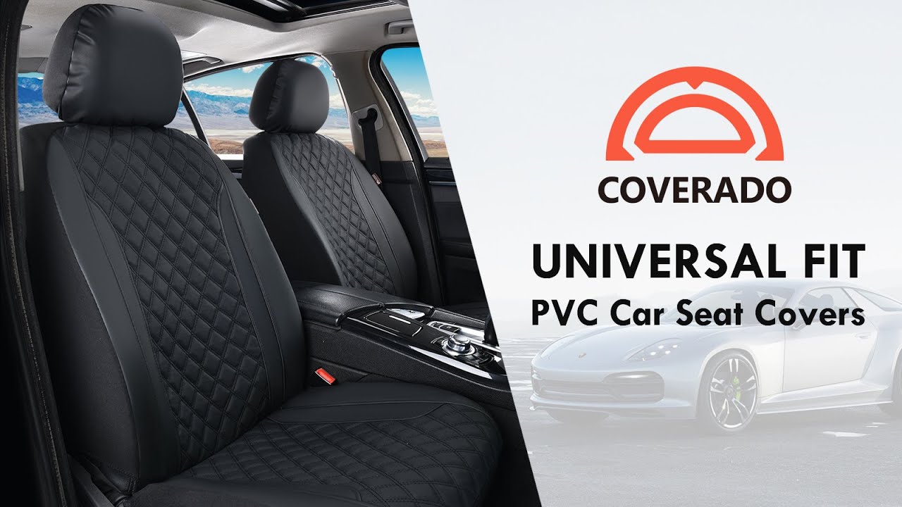 COVERADO | Car Seat Cover Installation | PVC Car Seat Covers | Universal Fit