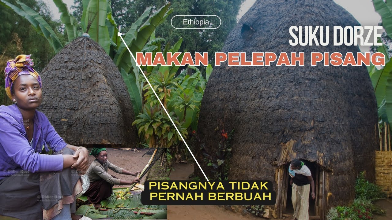 Makan Pelepah Pisang ala Suku Dorze || Ethiopia