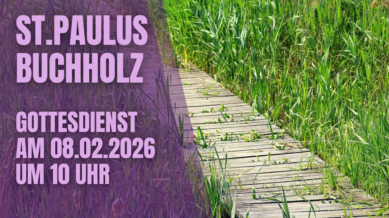 Gottesdienst am 08.02.2026 um 10 Uhr