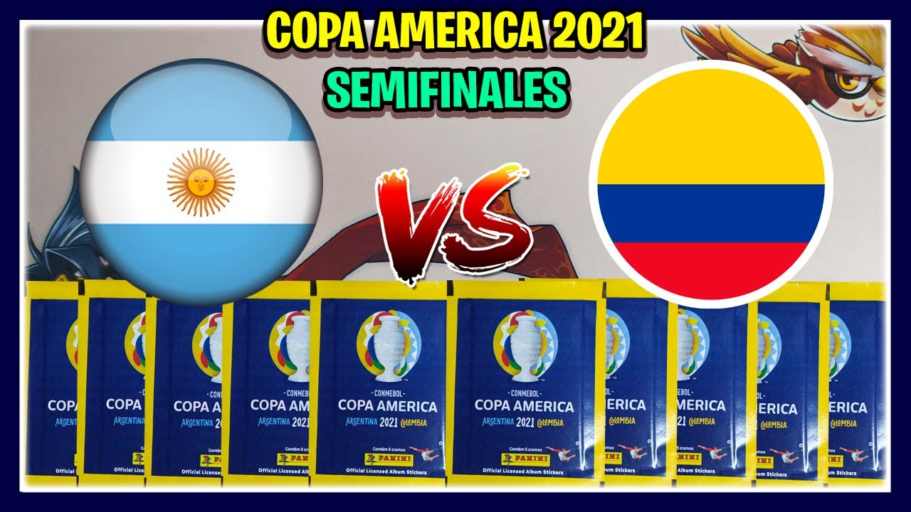 ARGENTINA vs COLOMBIA (semifinales) - Simulación COPA AMERICA 2021 (Copa America 2021 Panini)
