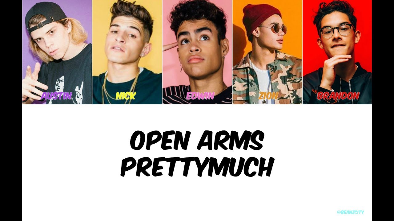 PRETTYMUCH Open Arms Lyrics