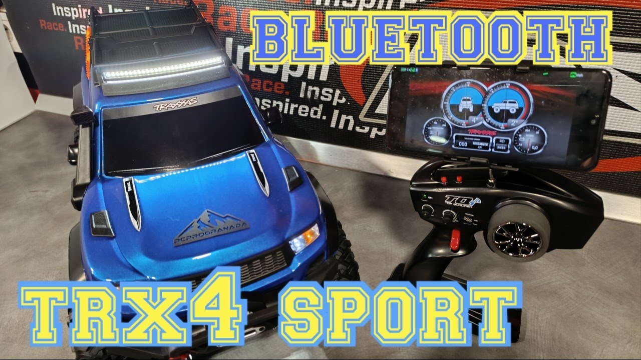 Traxxas Trx4 Sport Hightrail Con Pro Scale y Módulo bluetooth¿Como se hace?Pues sube que nos Vamos 😎