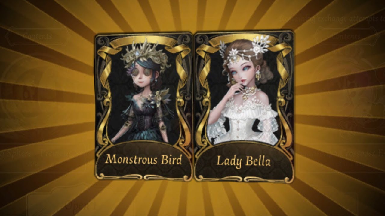 Identity V | THE RETURNED ANNIVERSARY SKINS! | Monstrous Bird + Lady Bella Gameplay!