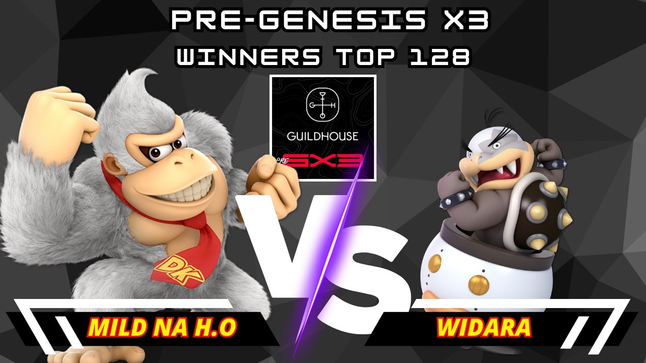 Mild na H.O (Donkey Kong) Vs. Widara (Bowser Jr.) | pre-Genesis X3 | Winners Top 128 | SSBU