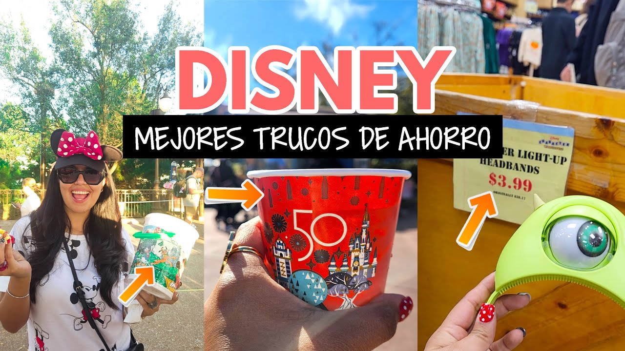 Ahorra  MUCHÍSIMO dinero en Disney 👉 Tacaños Extremos en Disney 🤑