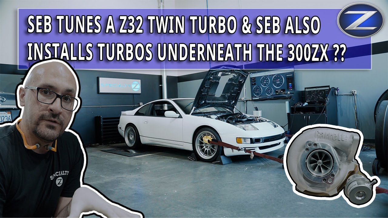 Seb Upgrades Turbos Underneath a Z32 300zx Twin Turbo + Tune