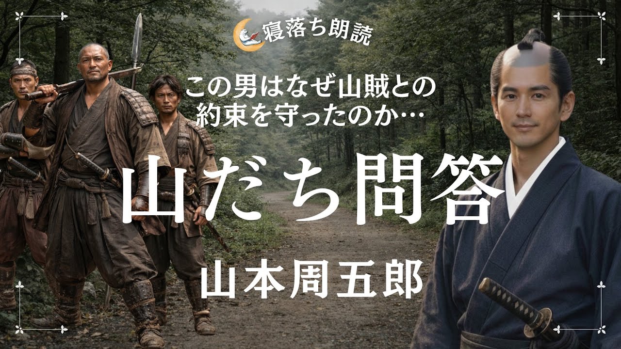 【朗読】山本周五郎 山だち問答 | 山賊30人に囲まれた武士が約束した驚きの結末