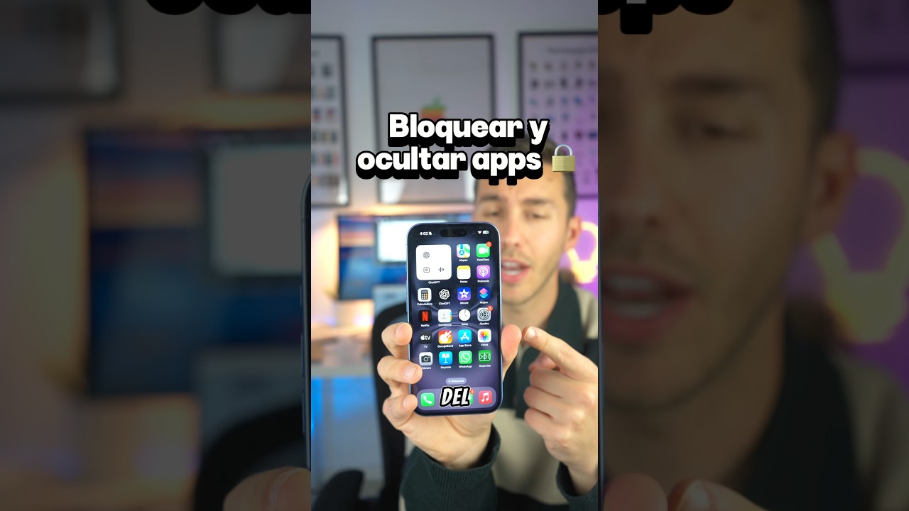 Así puedes BLOQUEAR y OCULTAR cualquier APP de iPhone en menos de 10 segundos…