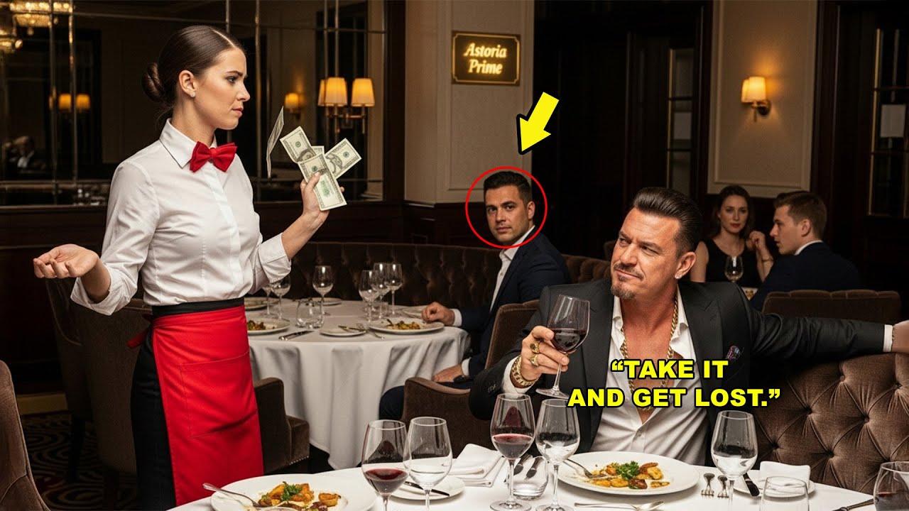 Billionaire Threw Bills at the Waitress — What She Did Next Stunned the Room