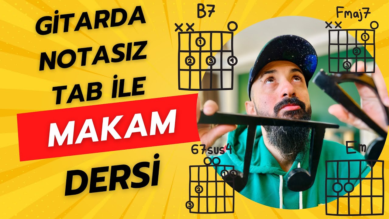 KÜRDİ GİTAR AKORLARI | GİTARDA MAKAM AKORLARI | KÜRDİ NOTALARI