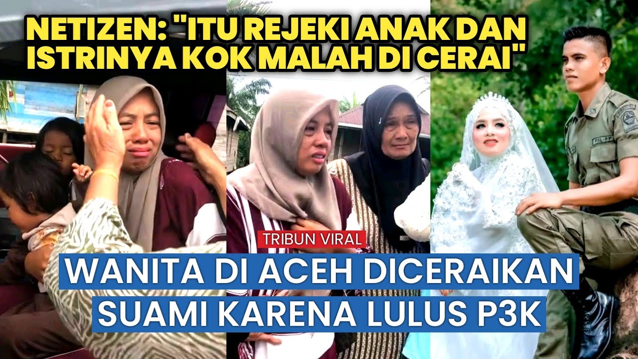 Viral! Istri di Aceh Singkil Diceraikan Suami Setelah Lulus P3K, Pulang Kampung Bersama Dua Anak