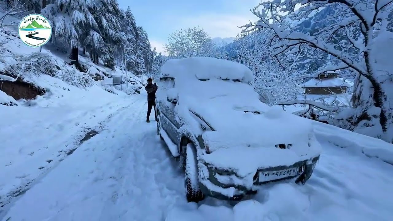 Kashmir Trip : Pahalgam Morning Walk ❄️ | Kashmir Winter Vlog #kashmirtrip #snowfall 