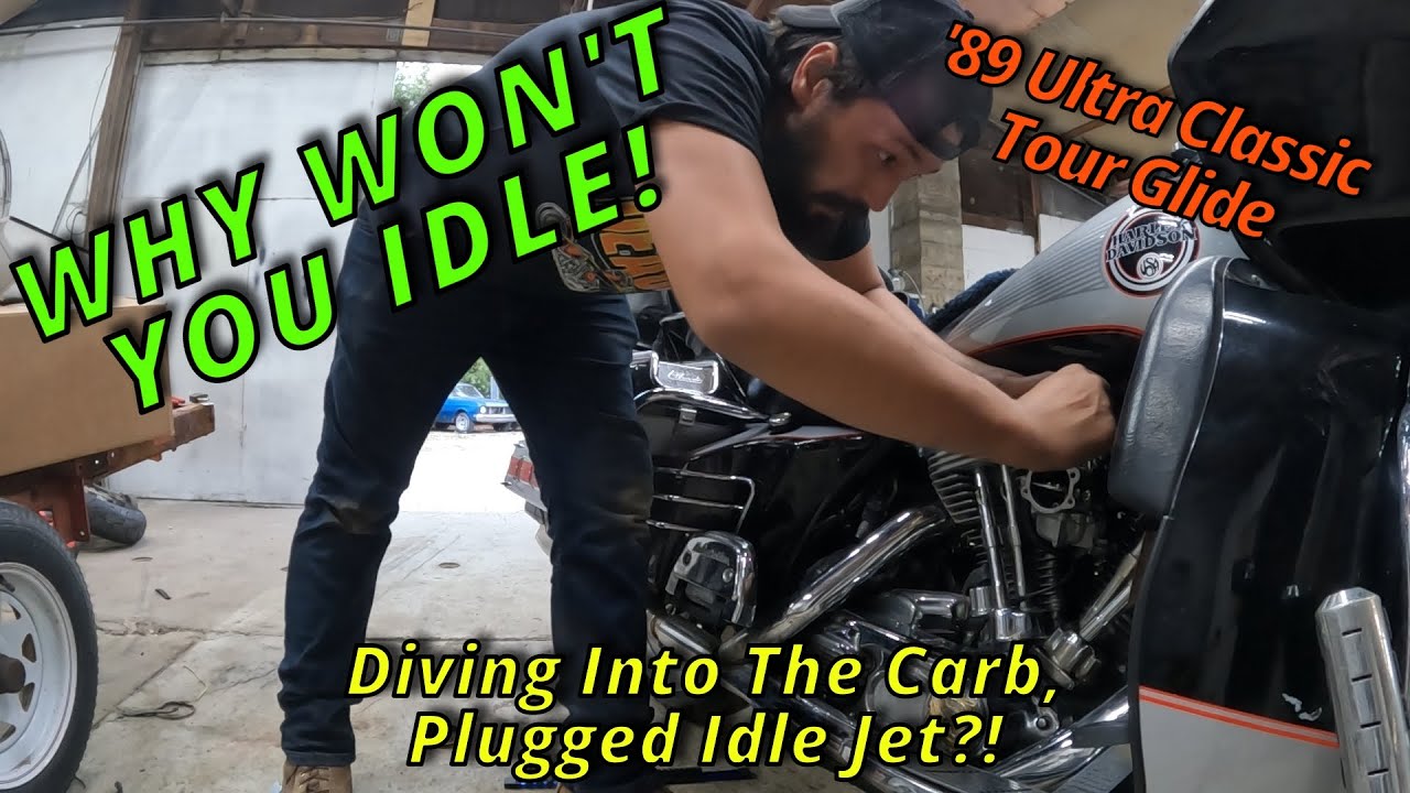 1989 Ultra Classic Tour Glide:  Budget Bagger Won't Hold Idle!