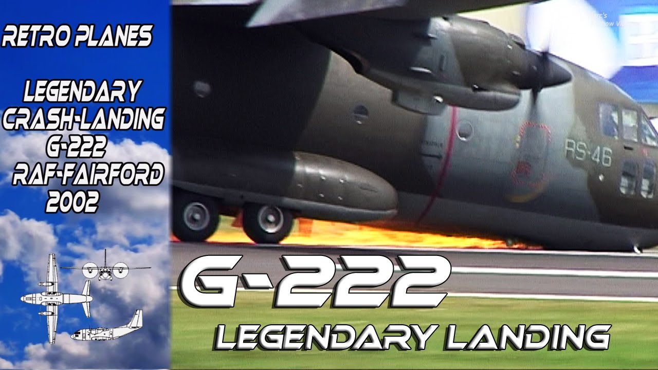 G-222 Take Off, Legendary crash landing,Firebrigade ,plane recovery ,cause explained in discription