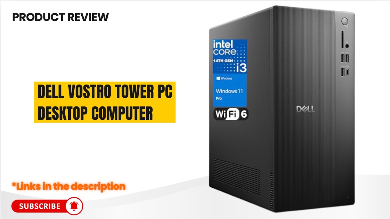 Обзор настольного ПК Dell Vostro 2026 🔥 Процессор Intel i3 14-го поколения, 16 ГБ DDR5, SSD 512 Г...