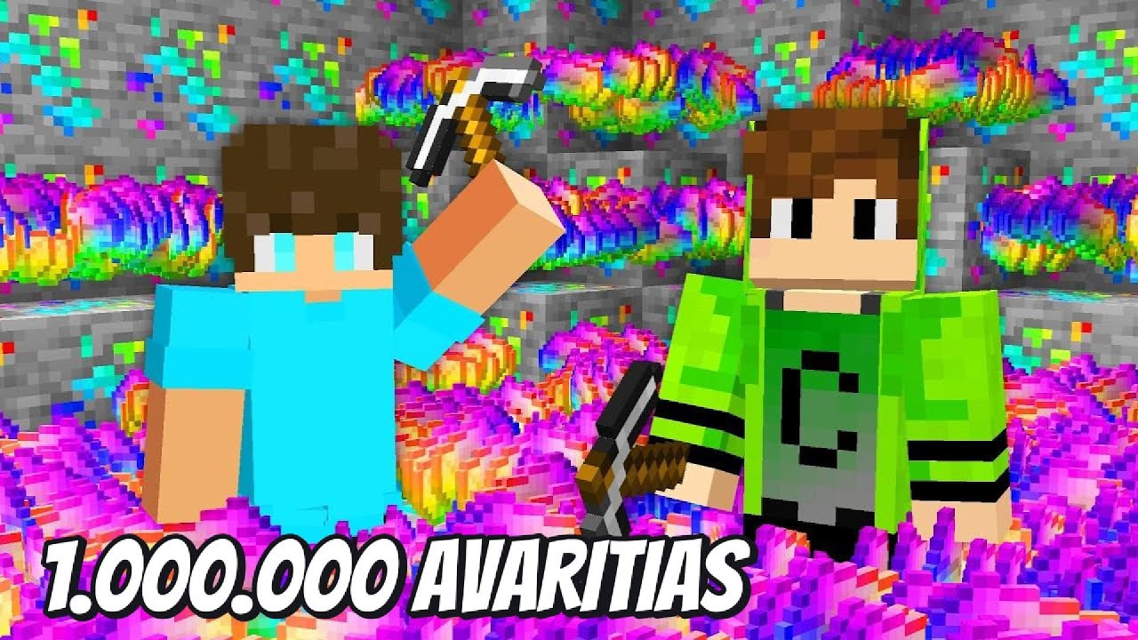 Tôi đã đào 1.000.000 AVARITIAS trong Minecraft!