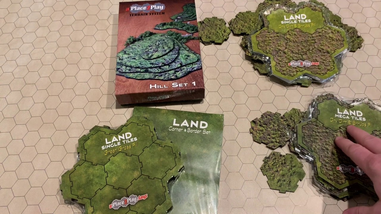 New Interlocking Terrain Hex Tiles