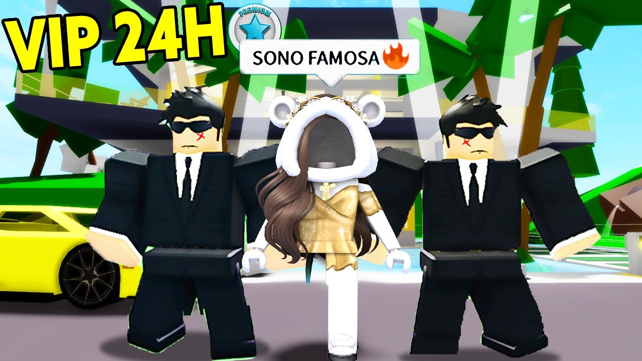 VIVO LA VITA DA VIP PER 24 ORE SU BROOKHAVEN ROBLOX!