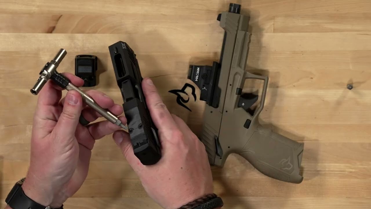 Taurus TX22 Pistol Optics Installation