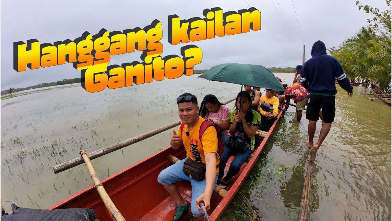 BANGKA AT PAHIRAPAN ANG PAG TAWID NG MGA RESIDENTE SA COGON,SIGMA CAPIZ DAHIL MATAAS NA TUBIG BAHA 