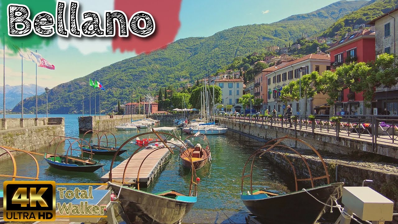 Scenic Walk Through Bellano, Italy  Stunning 4K Tour Along Lake Como&rsquo;s Shores