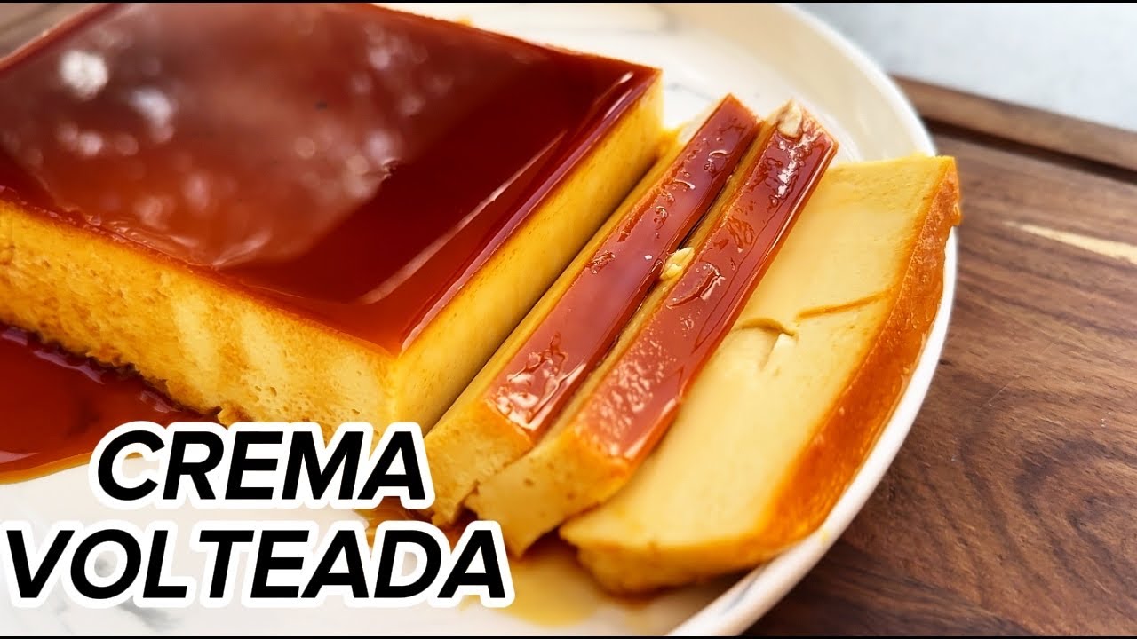 Restaurant-Style Peruvian FLAN, CREMA VOLTEADA!!!