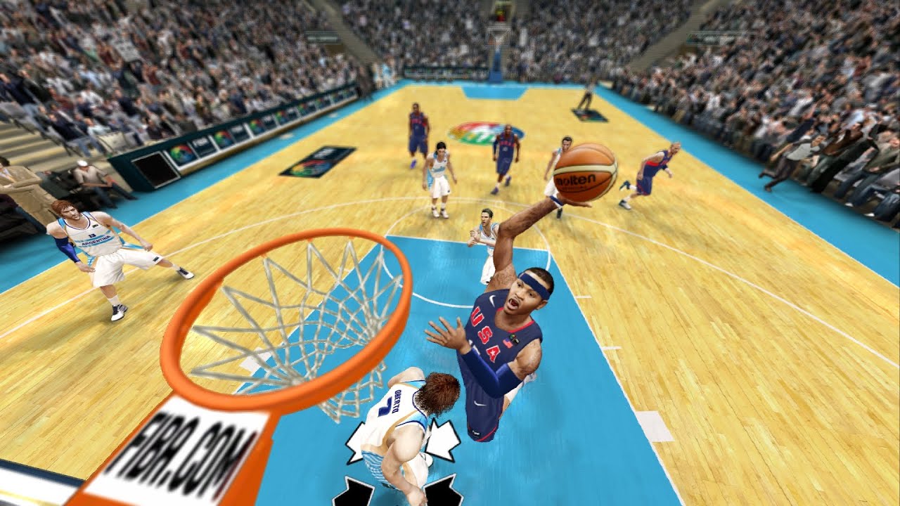 NBA Live 10 (PS3) - USA vs. Argentina - Carmelo Anthony, Kobe Bryant and LeBron James