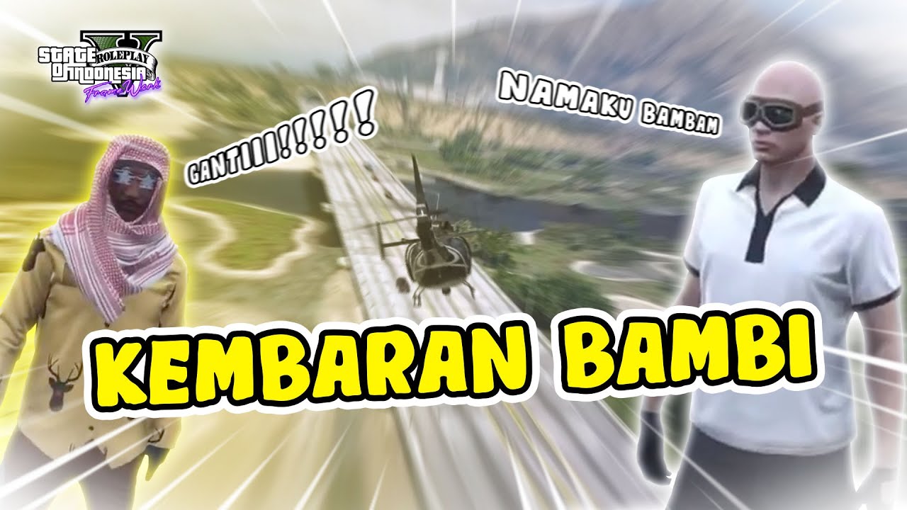 BAMBI KETEMU KEMBARAN | GTA 5 FUNNYMOMENT