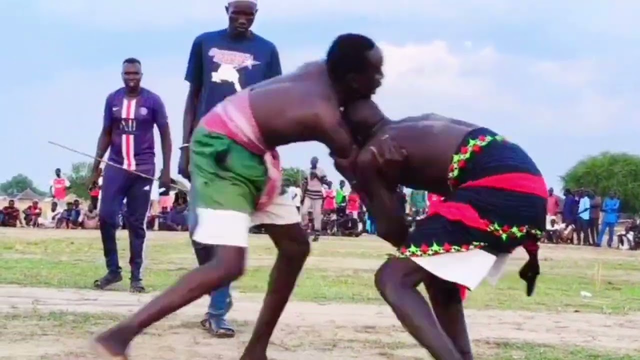 Wrestling returns with its magic in Bor Town, classic victories this evening 28th April 2025 🔥