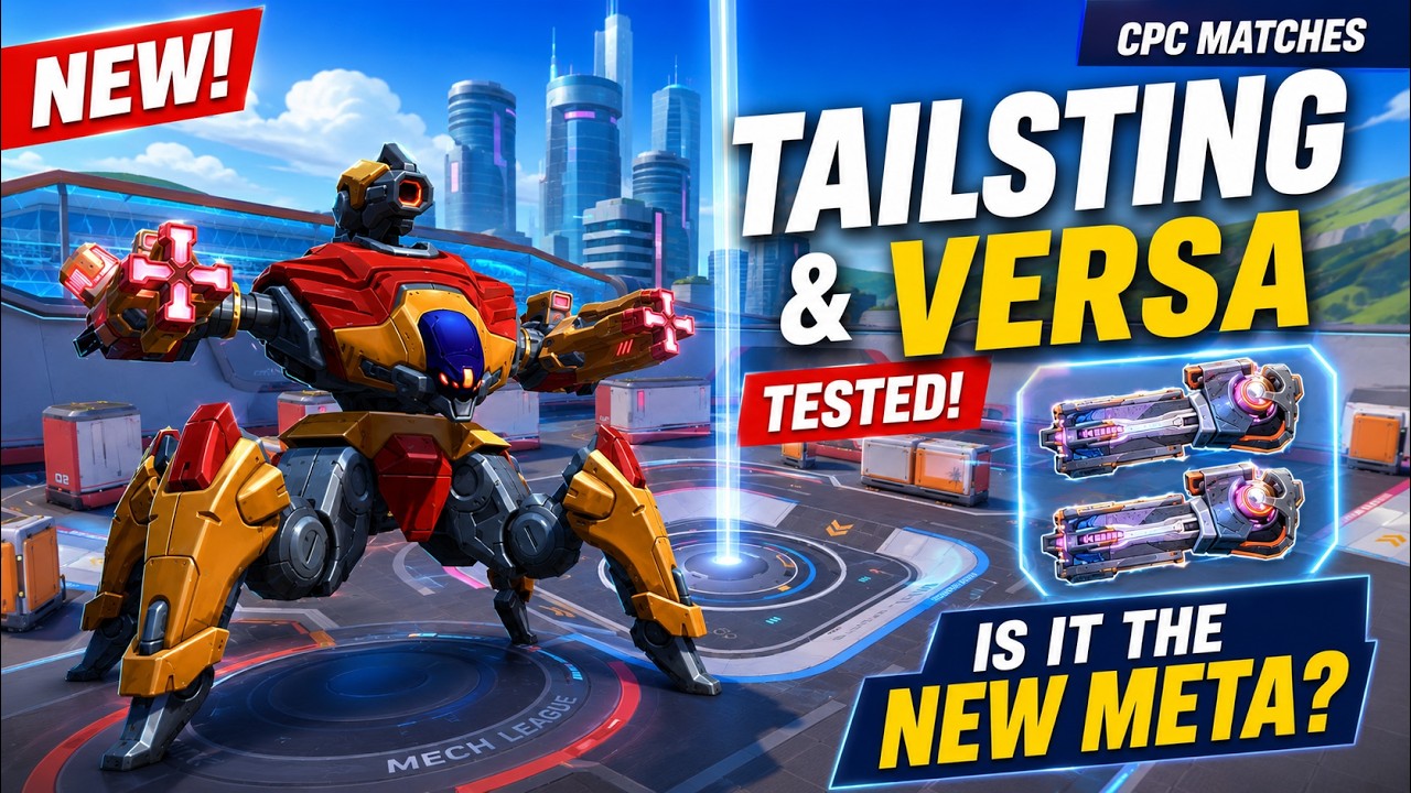NEW META?! 😱🔥 TAILSTING & VERSA TESTED WITH EVERY POSSIBLE BUILD! | MECH ARENA
