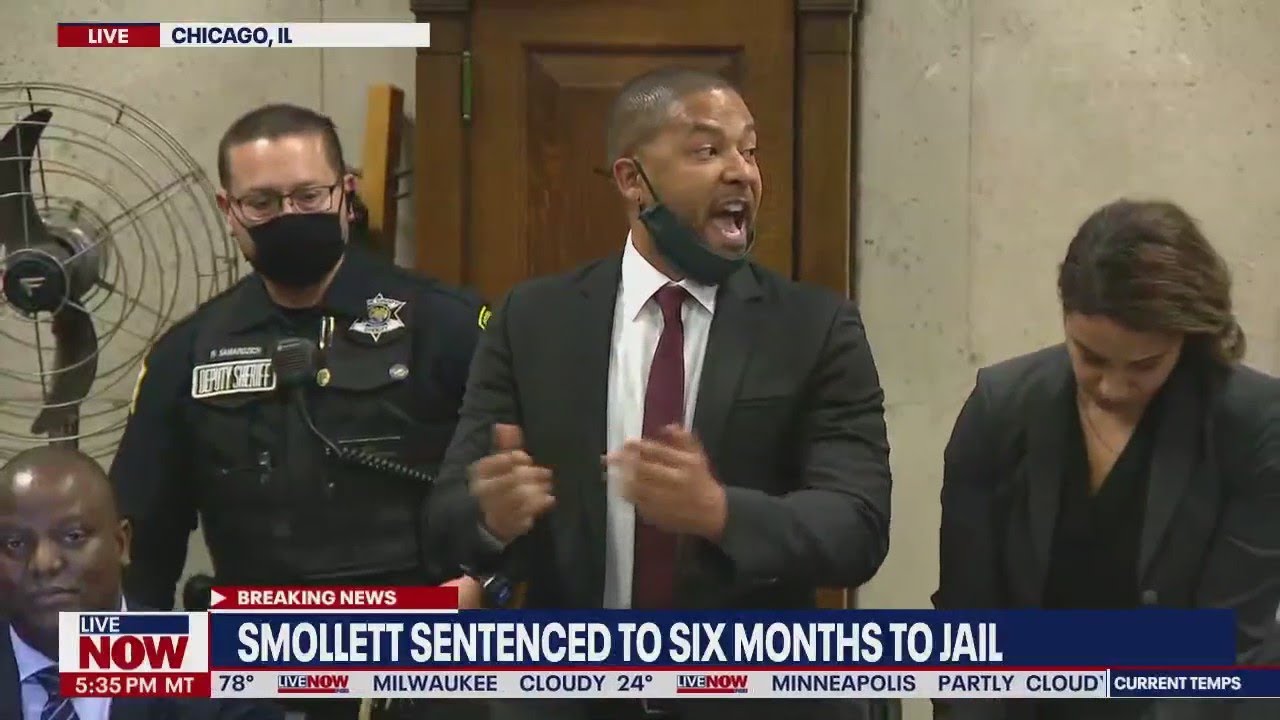 Jussie Smollett sentenced to 5 months in jail for hate crime hoax | LiveNOW from FOX