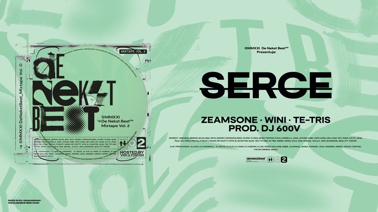 Zeamsone, Wini, Te-Tris - SERCE (prod. DJ 600V)