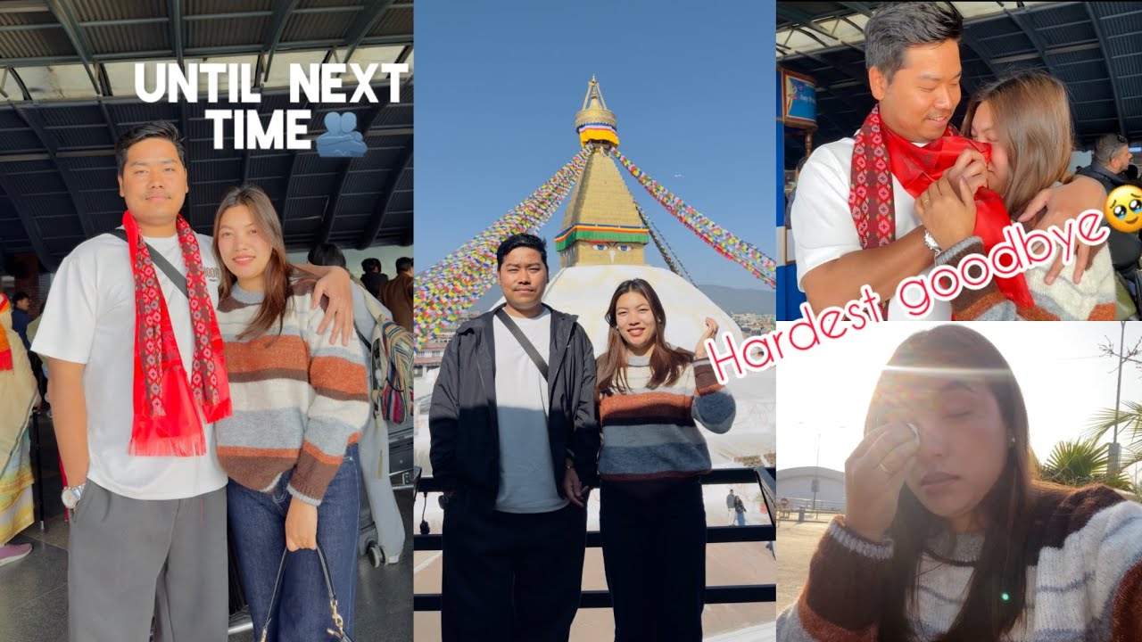 Hardest goodbye to my husband🥹Boudha ma mitho keema noodles khana paiyo🤗