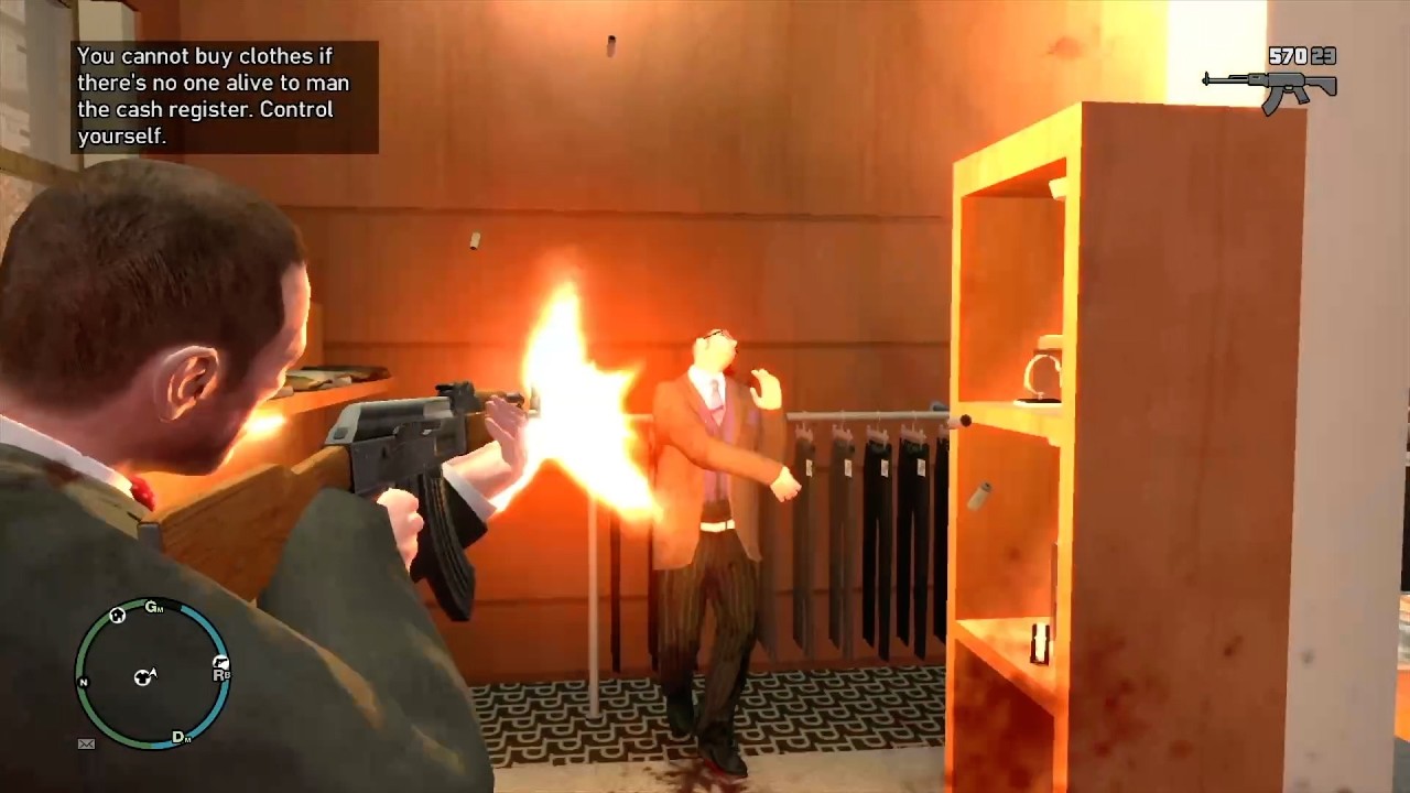 Grand Theft Auto IV: Shooting At Perseus (20 Times)