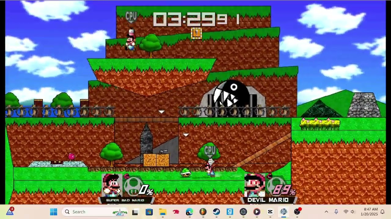 Super Smash Bros CMC + Devil Mario VS Super Bad Mario