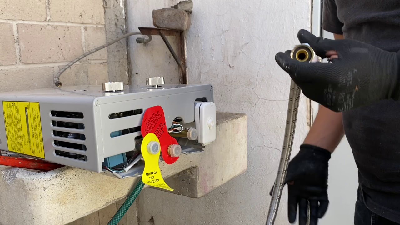 como instalar un boiler de paso instantaneo