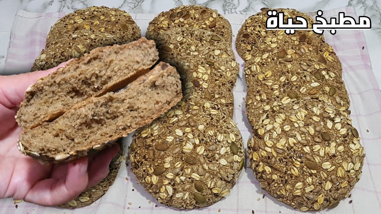 خبيزات بدقيق الشعير و الخميرة البلدية 👍 صحيين و بدون إضافات