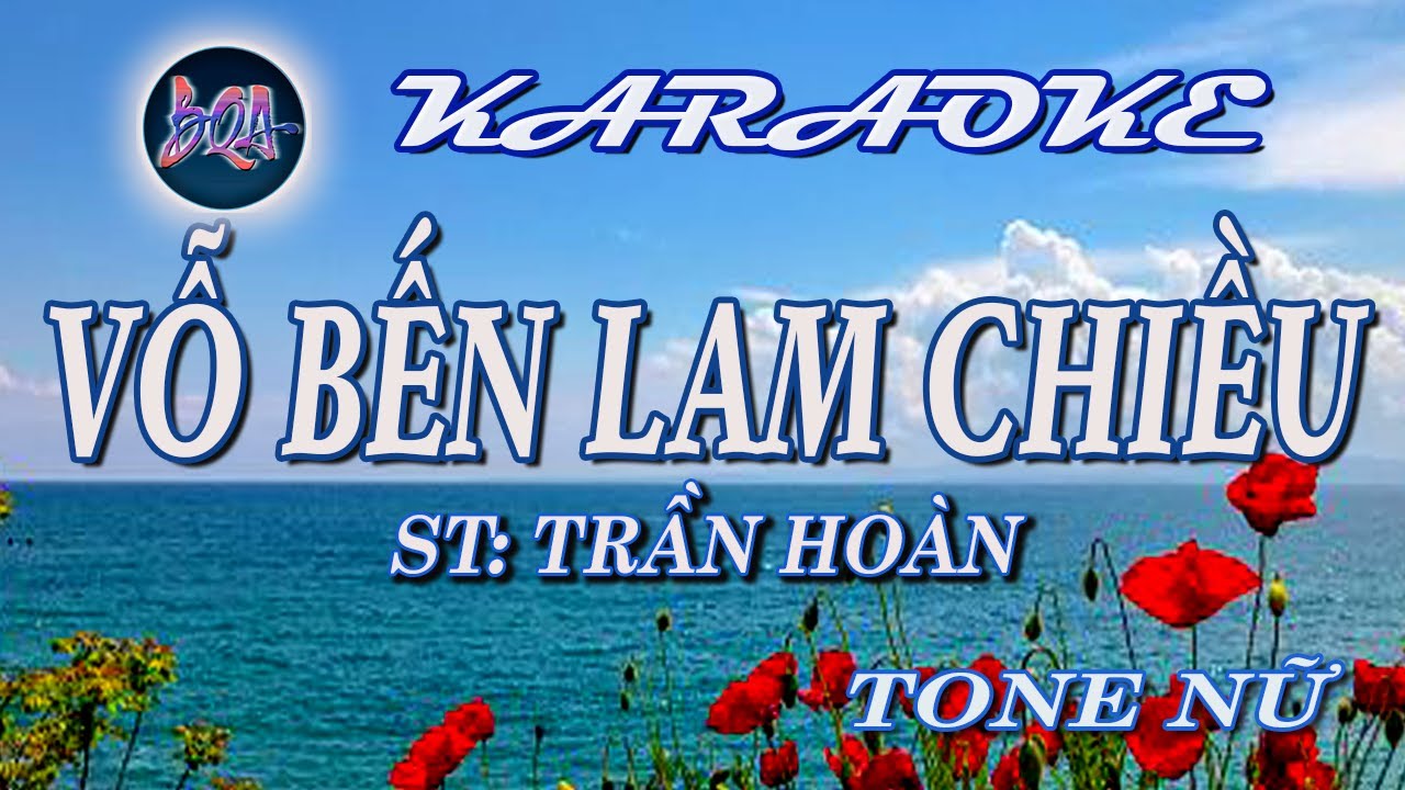 Vỗ bến Lam chiều - Karaoke - tone Nữ   [Bình Quân Anh]