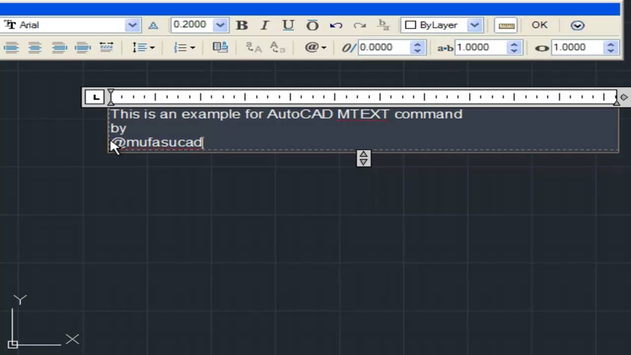 Understanding AutoCAD Mtext Command