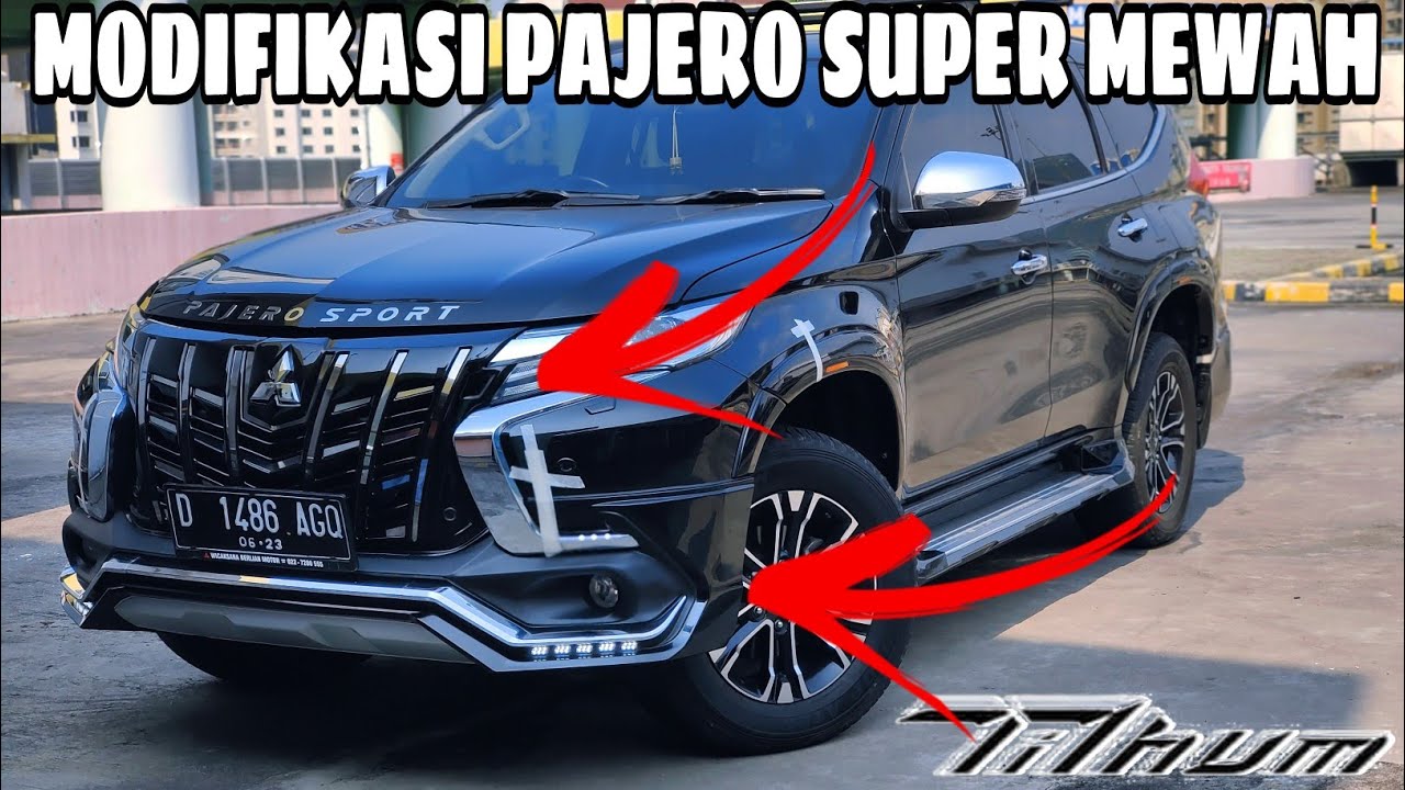 PAJERO PEMASANGAN BODYKIT TITHUM THAILAND & GRILL ALPHARD STYLE | Super Mewah