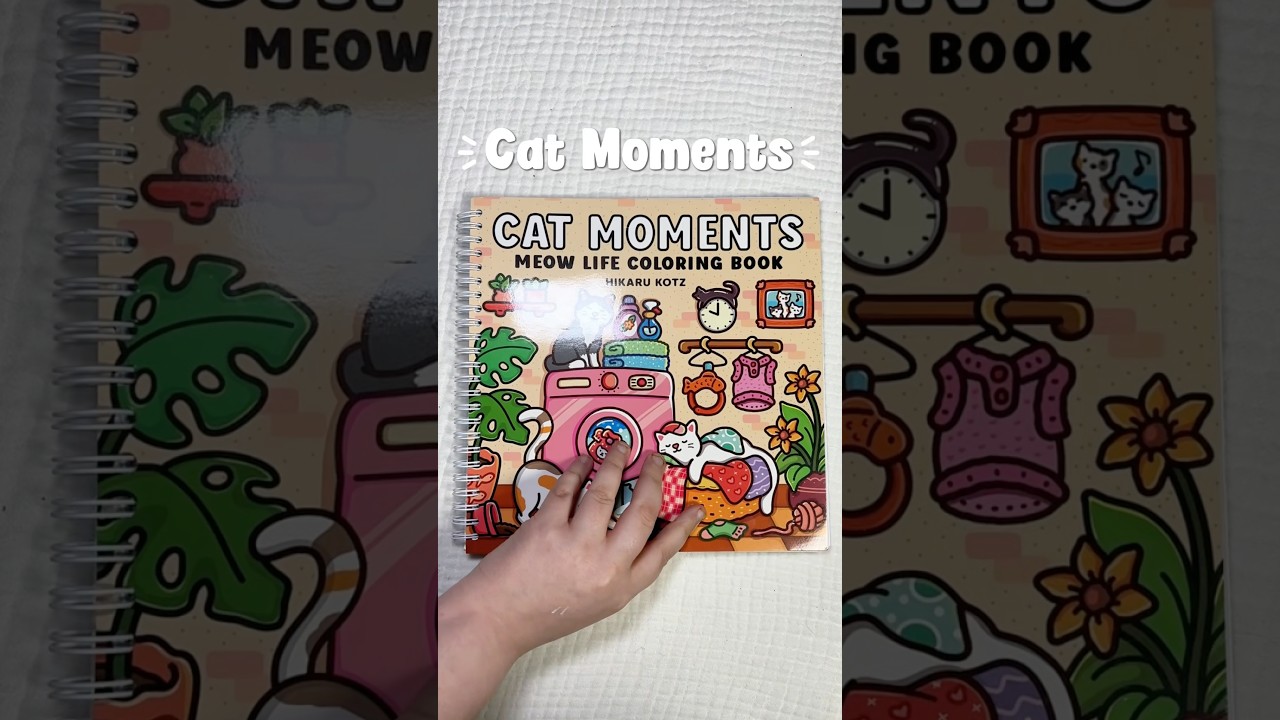 Cat Moments Coloring Book 🐱 