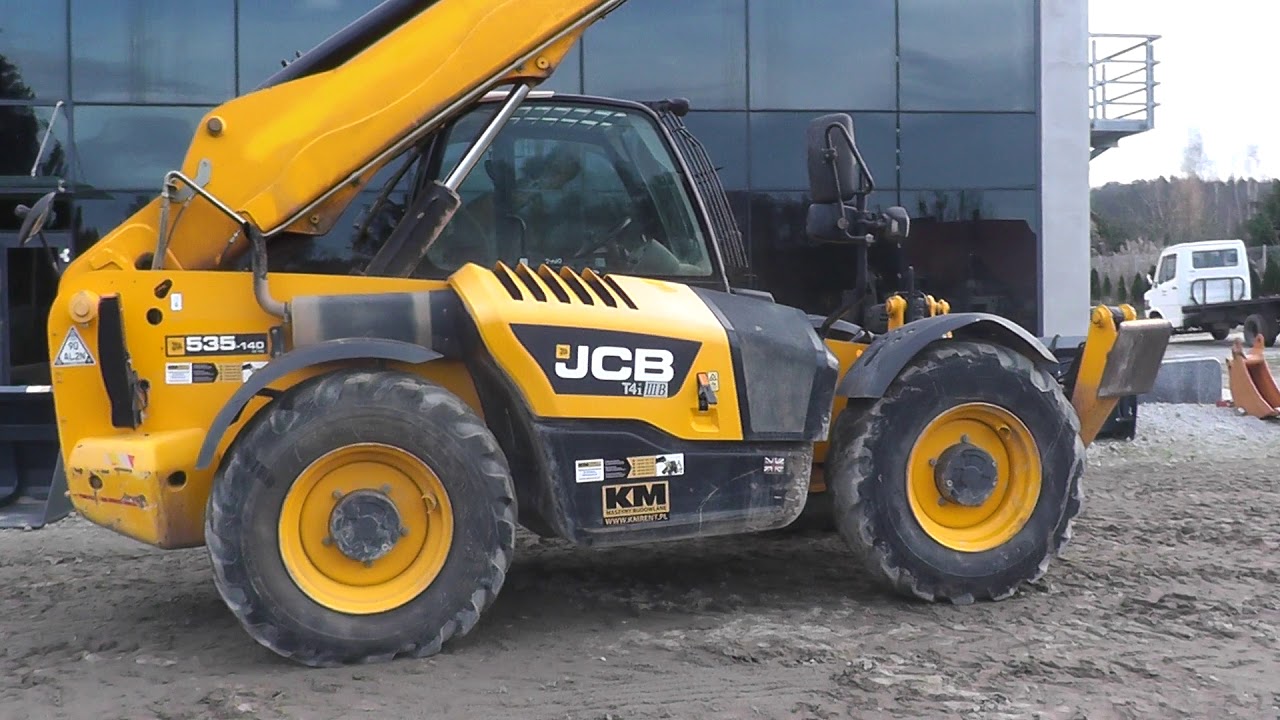 JCB 535-140 ŁADOWARKA TELESKOPOWA KM MASZYNY BUDOWLANE WWW.KMRENT.PL 56-300 MILICZ