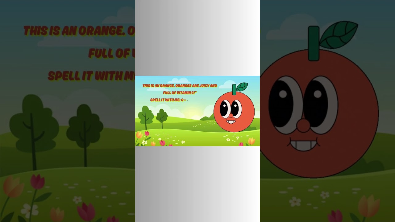 Learn Fruit Names and Spellings for Kids #educationalvideos #fruit #fruitname #fruitsforkids