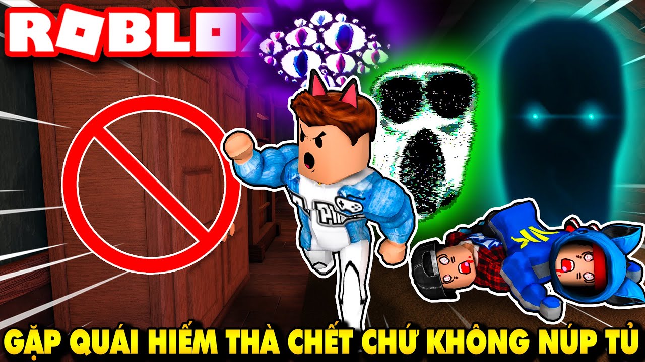 Roblox | TEAM LẦY THỬ THÁCH VƯỢT DOORS KHÔNG NÚP TỦ NHƯNG GẶP TOÀN QUÁI VẬT HIẾM - DOORS | KiA Phạm