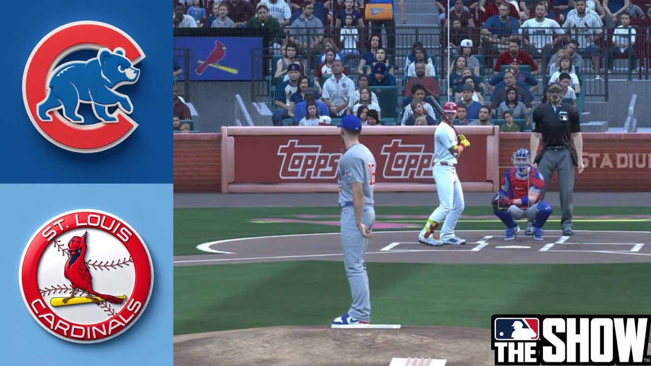 Chicago Cubs против St. Louis Cardinals, ИГРА 1, СИМУЛЯЦИЯ | Геймплей от 27 июля | MLB THE SHOW 26