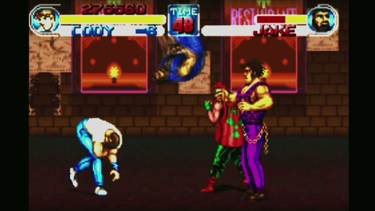 Final Fight One GBA Cody Play Through