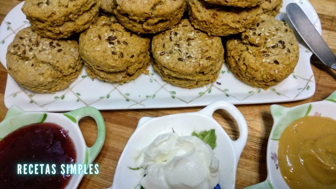 Scones saludables // integrales sin manteca //Recetas saludables // Recetas Simples