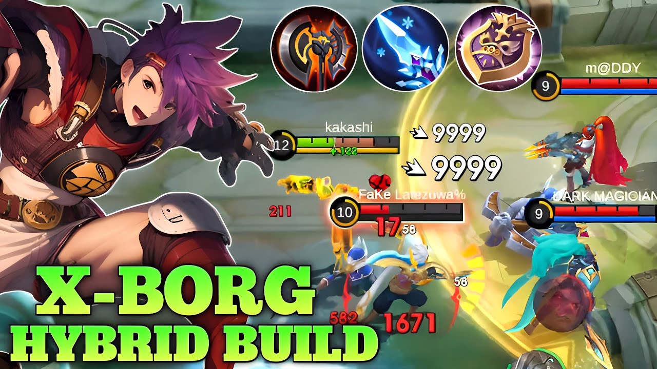 X Borg with Hybrid LifeSteal Build!! - Build Top 1 Global Build X Borg ~ MLBB