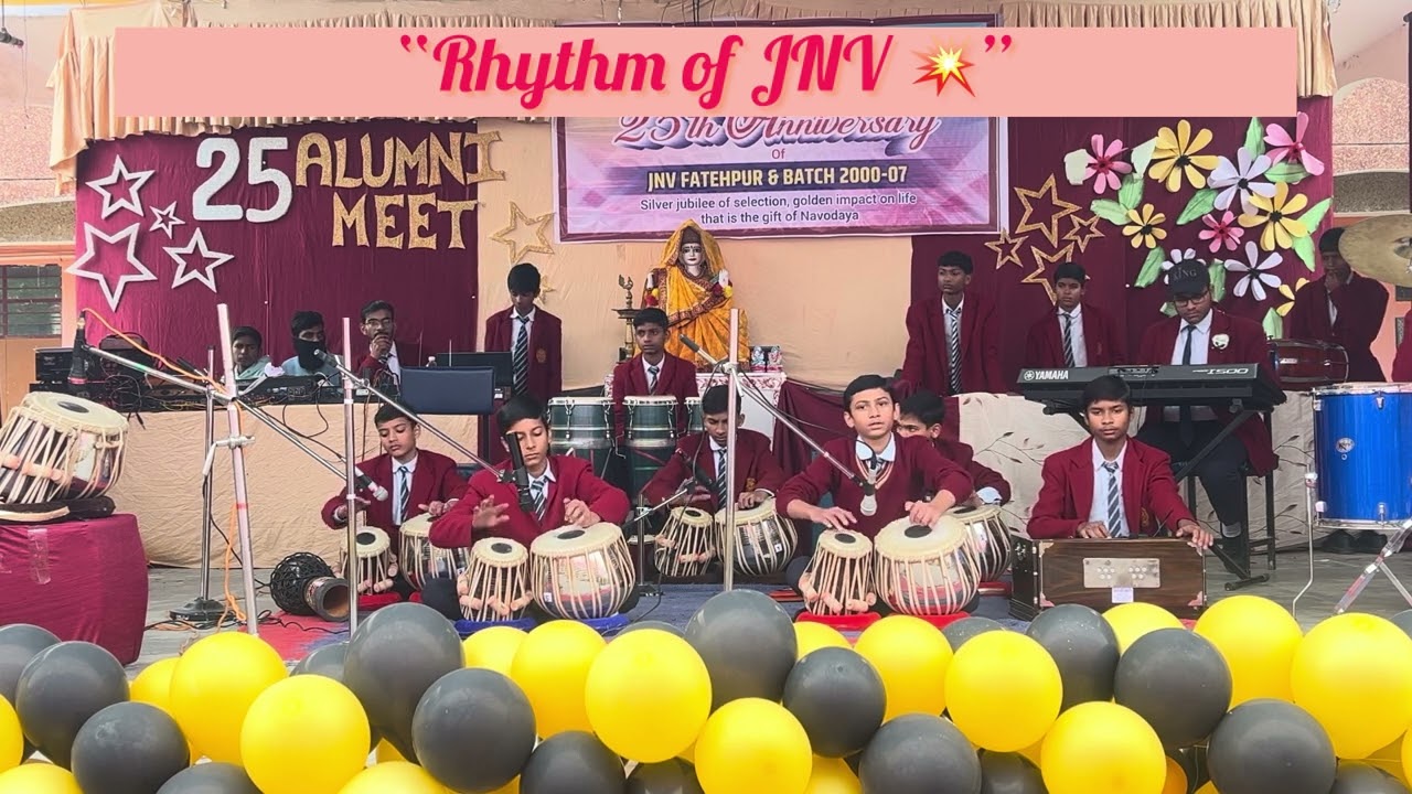 Young Tabla Maestros | Teen Taal Kayda Group Performance | JNV Fatehpur Students