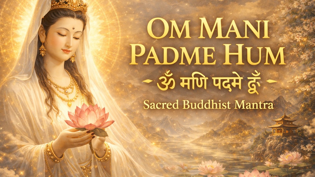 Om Mani Padme Hum ॐ मणि पद्मे हूँ | Sacred Buddhist Mantra for Peace & Healing